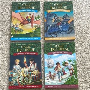 New! Magic Tree House Book Set 1-4